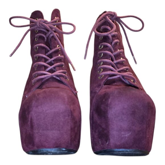 SPEED LIMIT 98 Platform Ankle Booties sz 7.5 - Picture 4 of 7